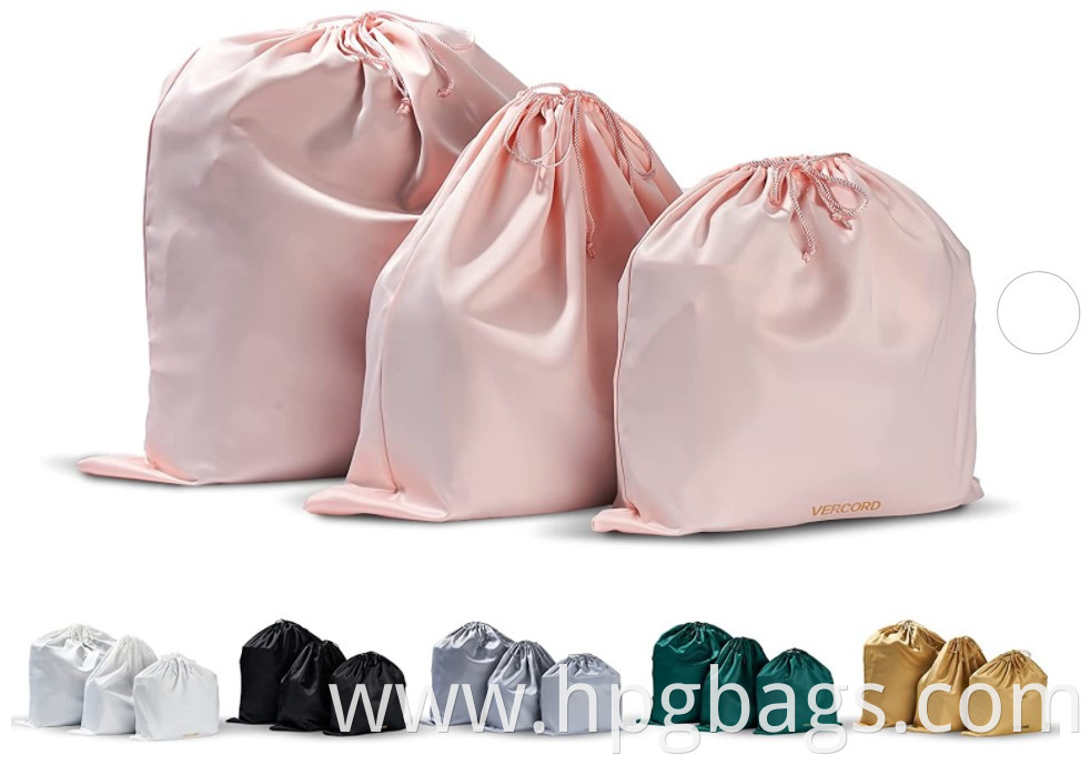 Silk Bags With Drawstring Gift Pouch